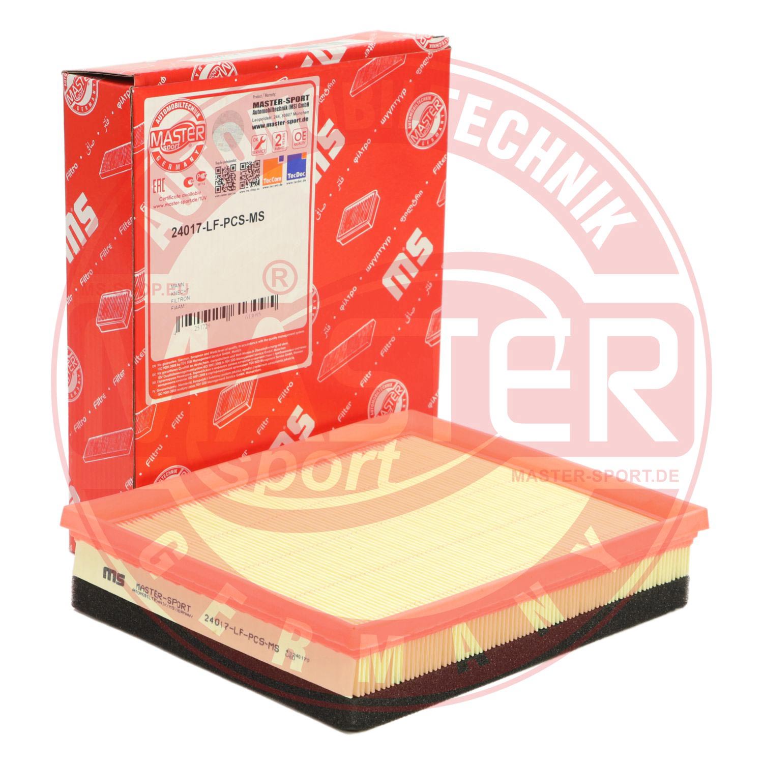 Filtru aer MASTERSPORT GERMANY 24017-LF-PCS-MS